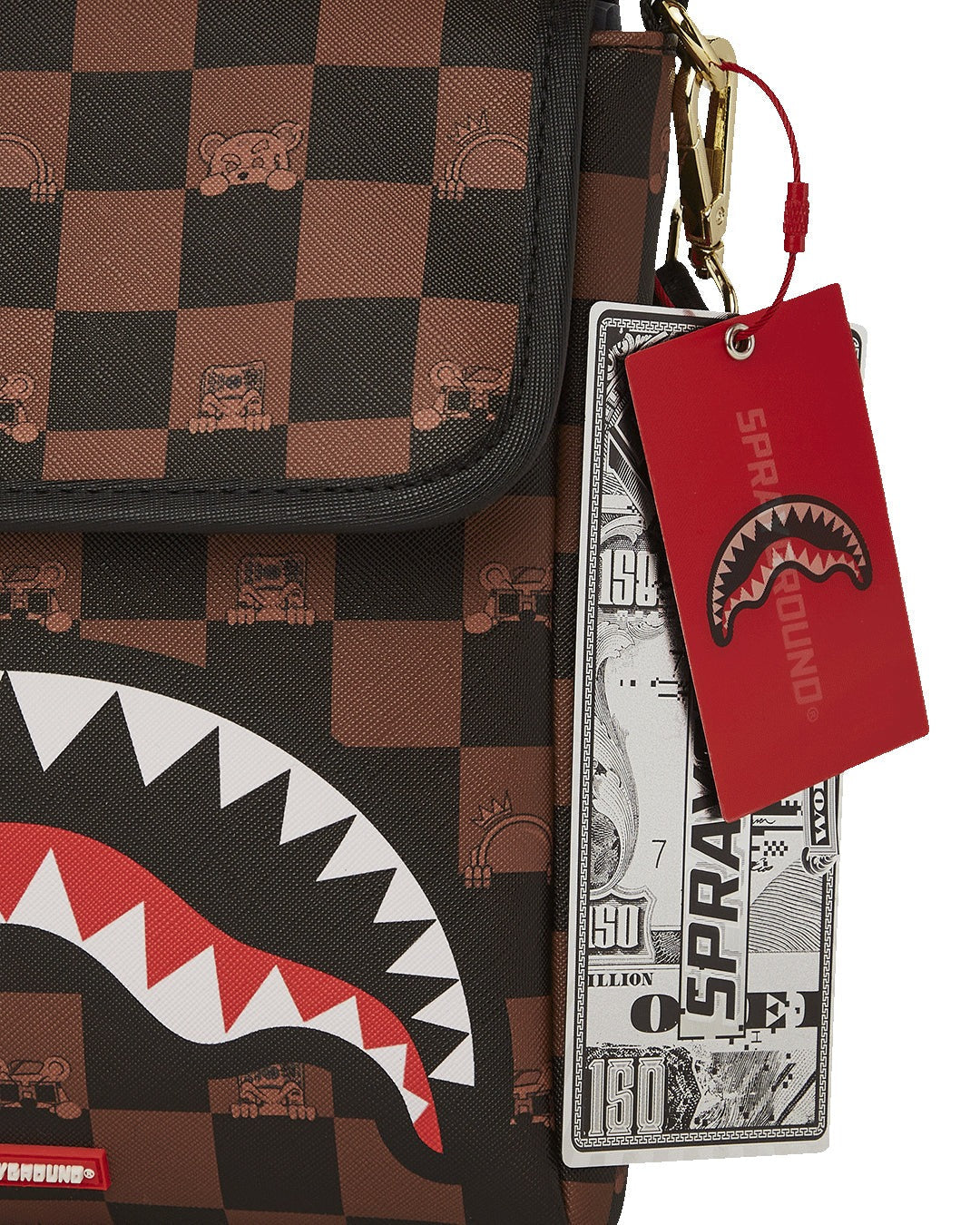 Sac - PEEKING CHARACTER CHECK MESSENGER SLING - SPRAYGROUND-Magna-Carta