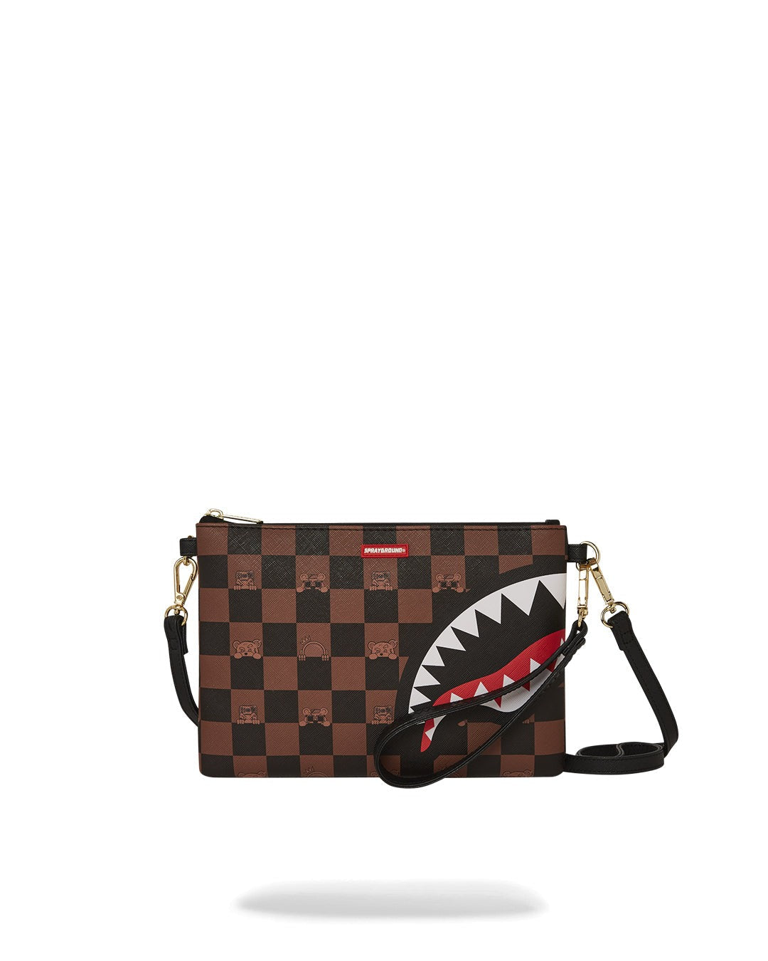Sac - PEEKING CHARACTER CHECK POUCHETTE - SPRAYGROUND-Magna-Carta