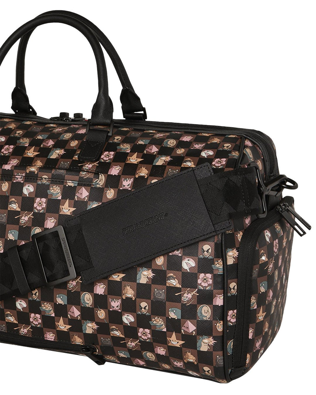Sac - PEEKING CHARACTERS REMIX LARGE DUFFLE - SPRAYGROUND-Magna-Carta