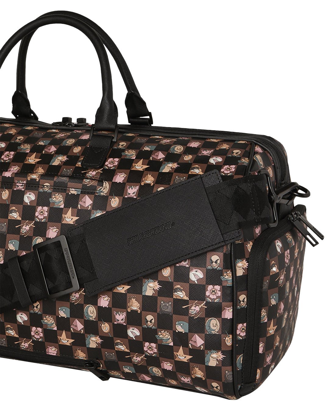 Sac - PEEKING CHARACTERS REMIX LARGE DUFFLE - SPRAYGROUND-Magna-Carta