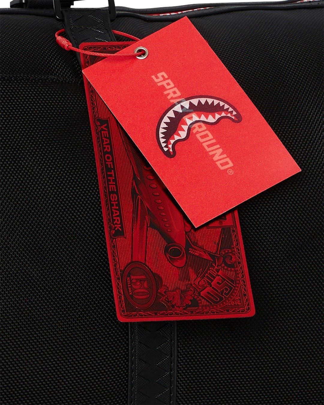 Sac - PRINTED ZIPPER SHARK DUFFLE - SPRAYGROUND-Magna-Carta