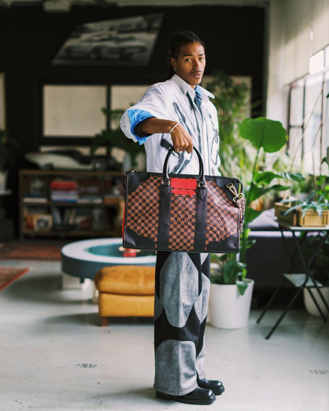 Sac - RED REDEMPTION PYRAMID DUFFLE - SPRAYGROUND-Magna-Carta