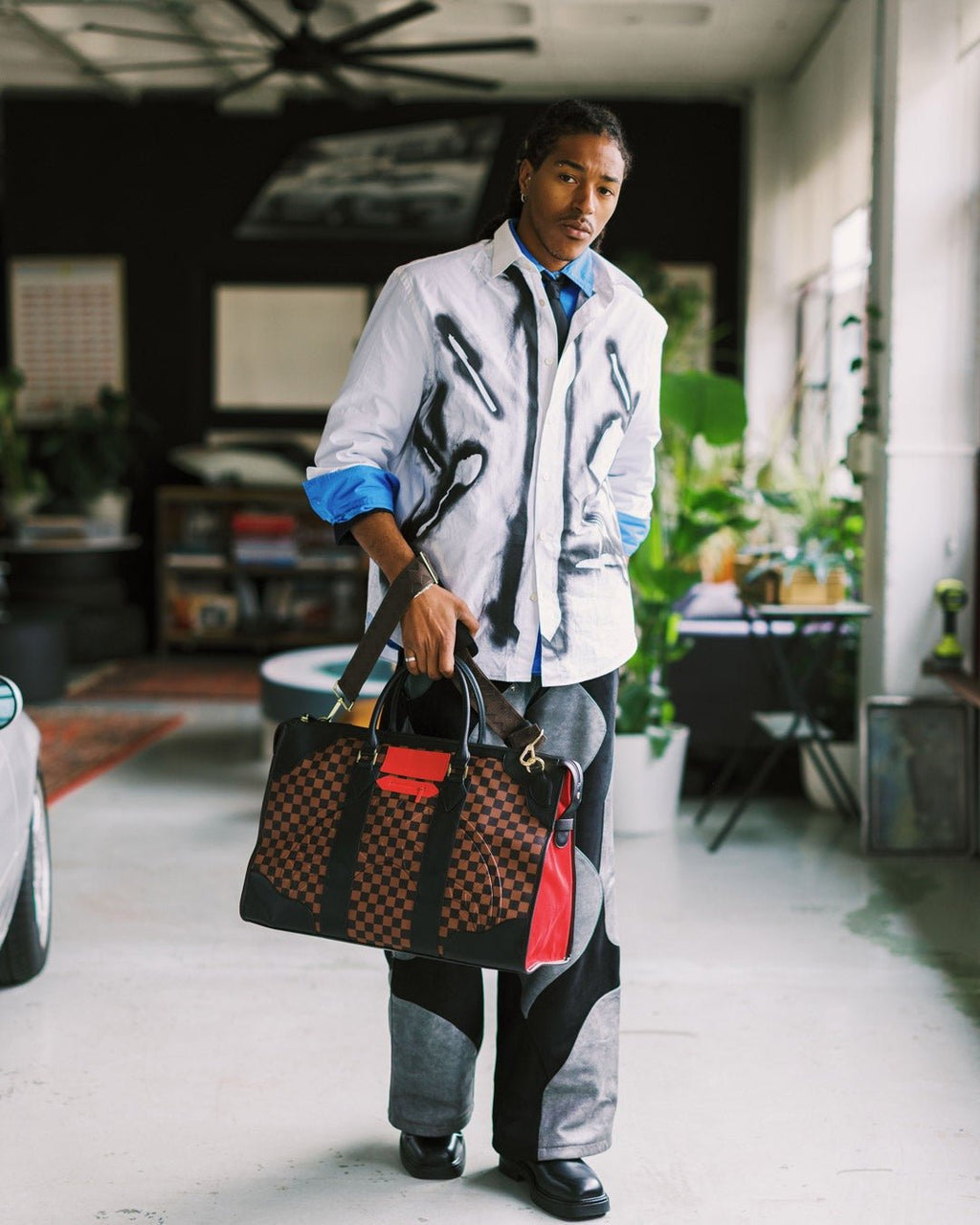 Sac - RED REDEMPTION PYRAMID DUFFLE - SPRAYGROUND-Magna-Carta