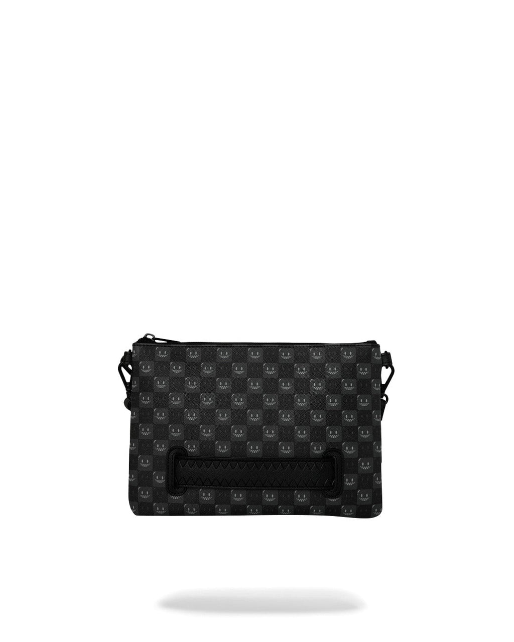 Sac - SHARKS IN PARIS WTF BUBBLY BLACK CHECK CROSSOVER CLUTCH - SPRAYGROUND-Magna-Carta