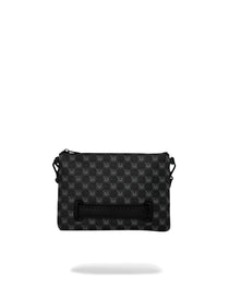 Sac - SHARKS IN PARIS WTF BUBBLY BLACK CHECK CROSSOVER CLUTCH - SPRAYGROUND-Magna-Carta