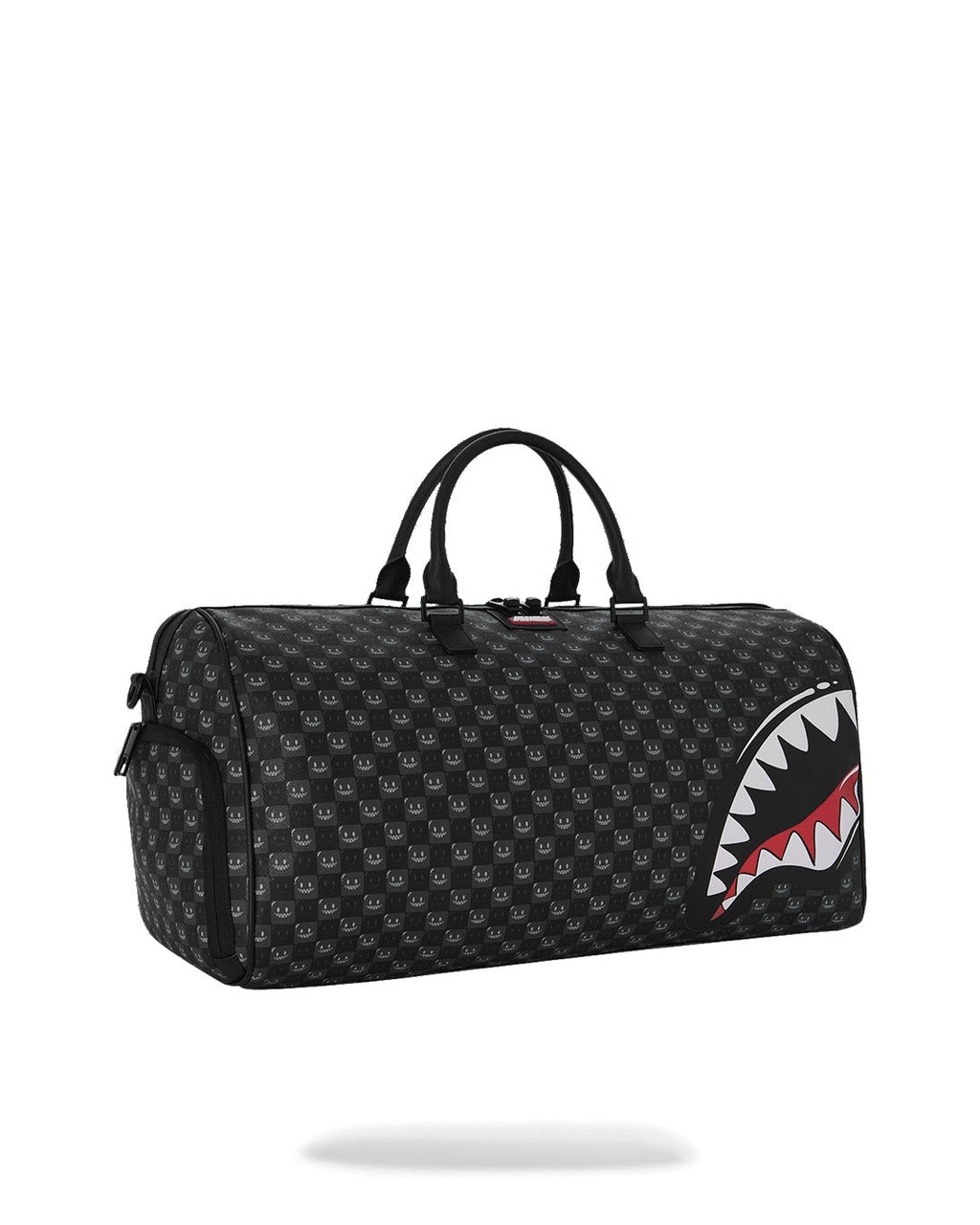 Sac - SHARKS IN PARIS WTF BUBBLY BLACK CHECK LARGE DUFFLE - SPRAYGROUND-Magna-Carta