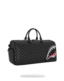 Sac - SHARKS IN PARIS WTF BUBBLY BLACK CHECK LARGE DUFFLE - SPRAYGROUND-Magna-Carta
