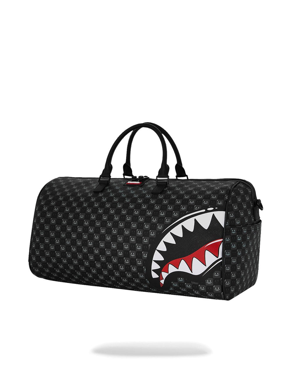 Sac - SHARKS IN PARIS WTF BUBBLY BLACK CHECK LARGE DUFFLE - SPRAYGROUND-Magna-Carta