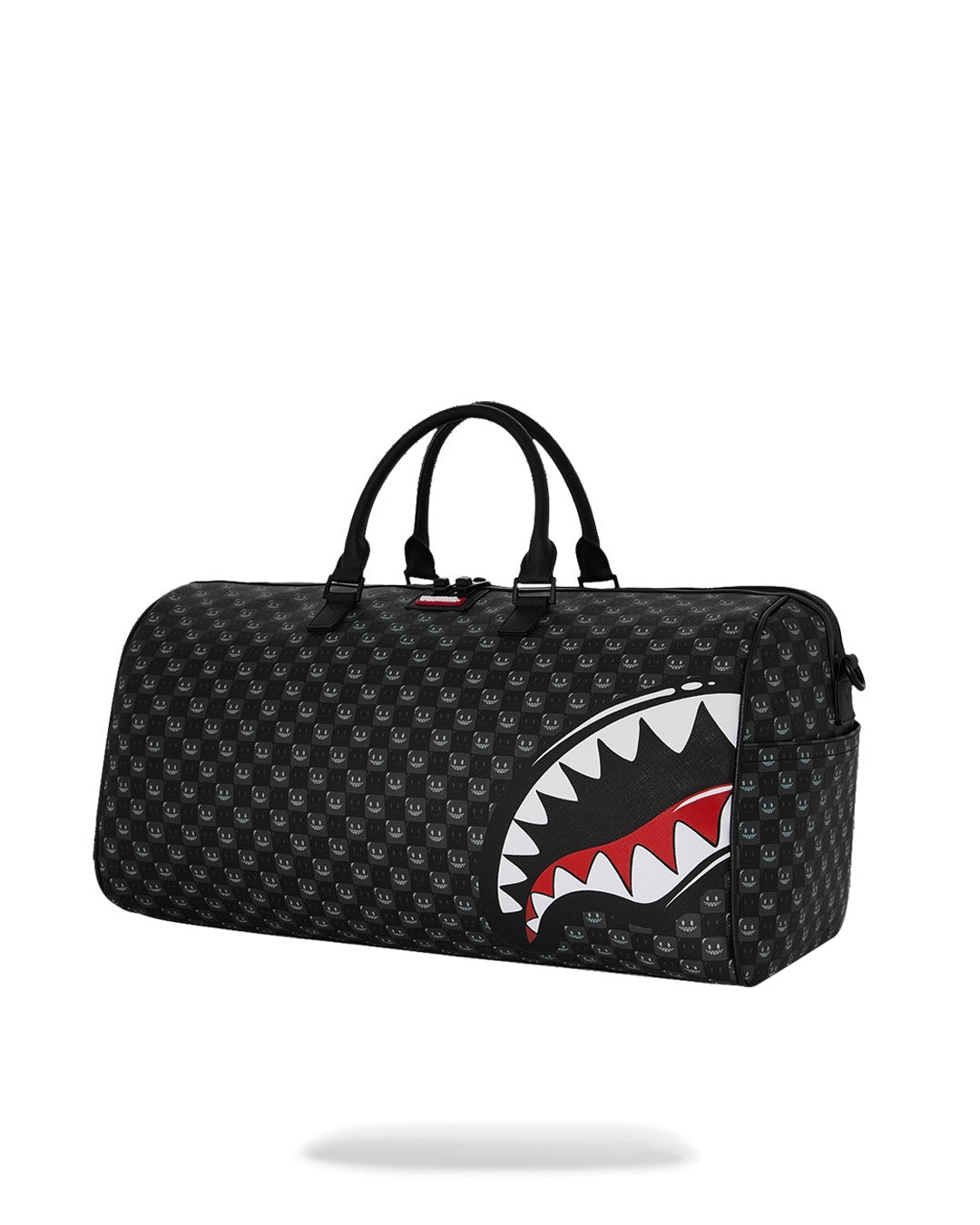 Sac - SHARKS IN PARIS WTF BUBBLY BLACK CHECK LARGE DUFFLE - SPRAYGROUND-Magna-Carta