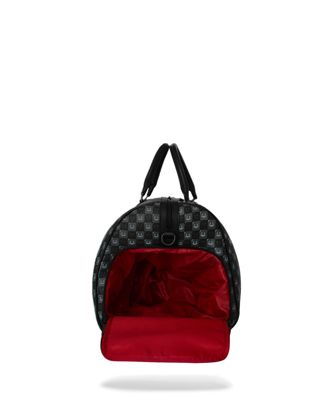 Sac - SHARKS IN PARIS WTF BUBBLY BLACK CHECK LARGE DUFFLE - SPRAYGROUND-Magna-Carta