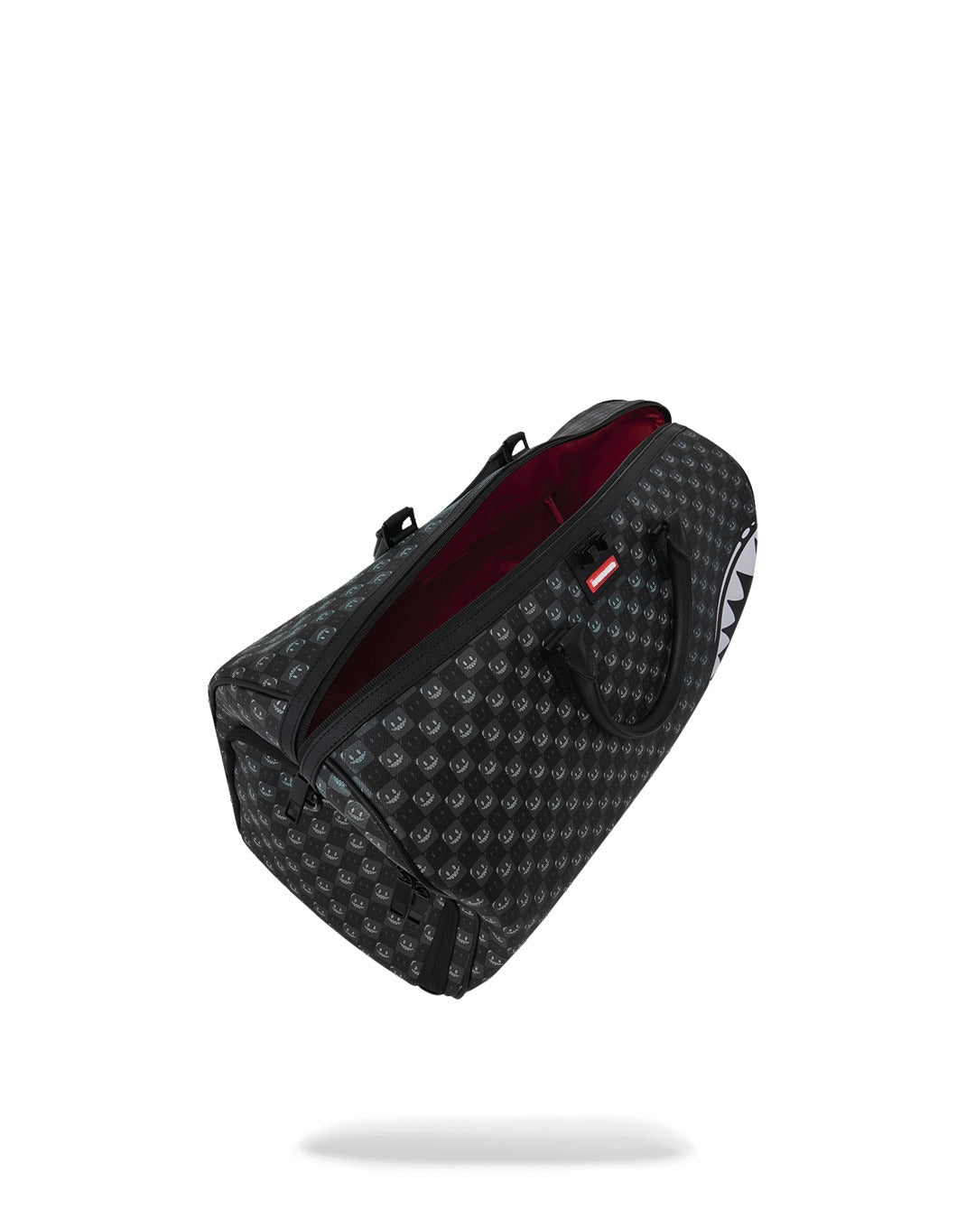 Sac - SHARKS IN PARIS WTF BUBBLY BLACK CHECK LARGE DUFFLE - SPRAYGROUND-Magna-Carta