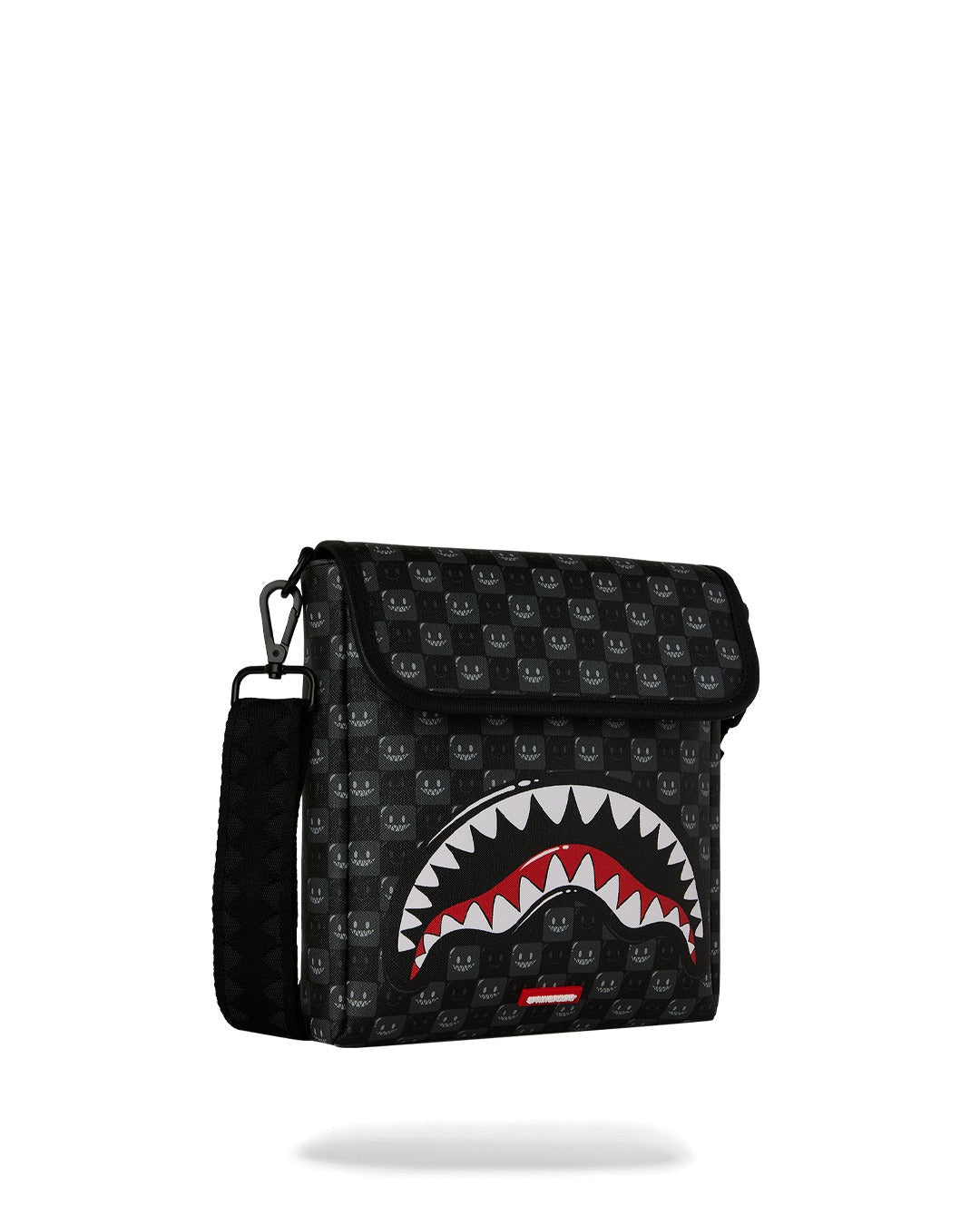 Sac - SHARKS IN PARIS WTF BUBBLY BLACK CHECK MESSENGER SLING - SPRAYGROUND Secondary image