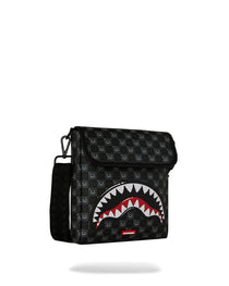 Sac - SHARKS IN PARIS WTF BUBBLY BLACK CHECK MESSENGER SLING - SPRAYGROUND-Magna-Carta