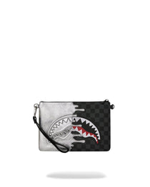 Sac - SILVER SIDE DRIP BLACK CHECK CROSSBODY POUCHETTE - SPRAYGROUND-Magna-Carta