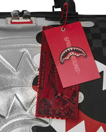 Sac - SILVER SIDE DRIP BLACK CHECK LARGE DUFFLE - SPRAYGROUND-Magna-Carta