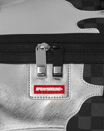 Sac - SILVER SIDE DRIP BLACK CHECK LARGE DUFFLE - SPRAYGROUND-Magna-Carta