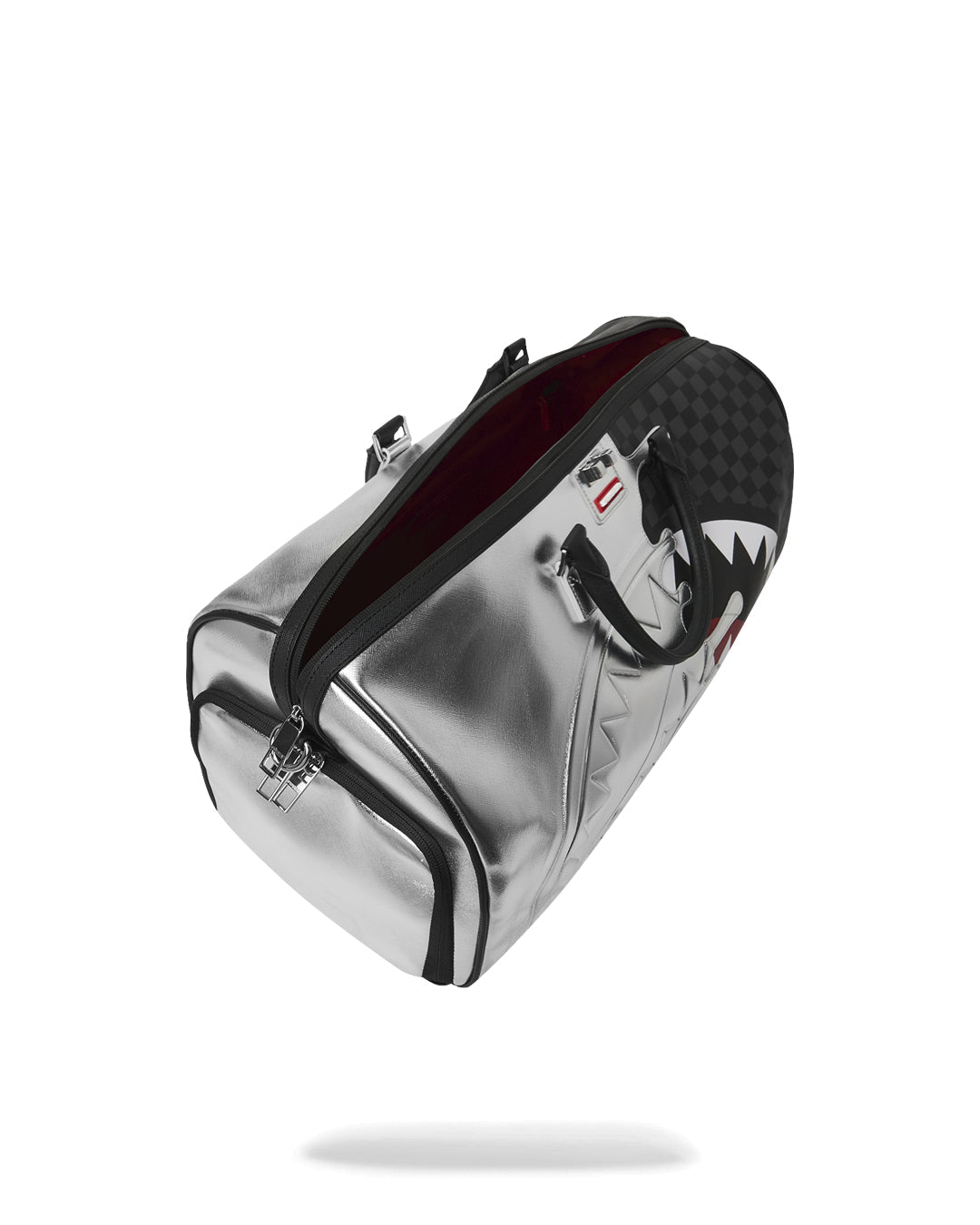 Sac - SILVER SIDE DRIP BLACK CHECK LARGE DUFFLE - SPRAYGROUND-Magna-Carta