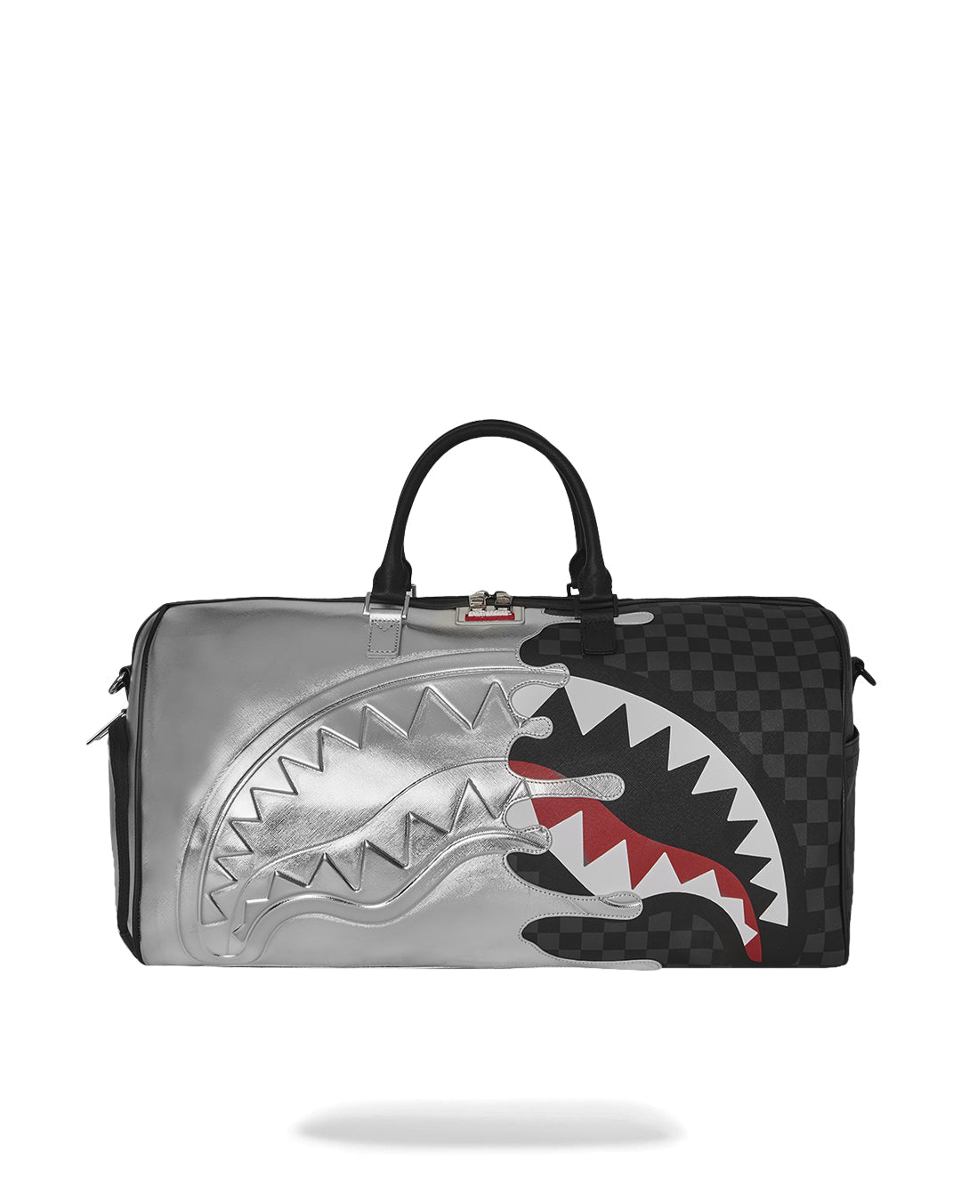 Sac - SILVER SIDE DRIP BLACK CHECK LARGE DUFFLE - SPRAYGROUND-Magna-Carta Main image