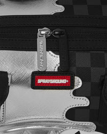 Sac - SILVER SIDE DRIP BLACK CHECK MINI DUFFLE - SPRAYGROUND-Magna-Carta
