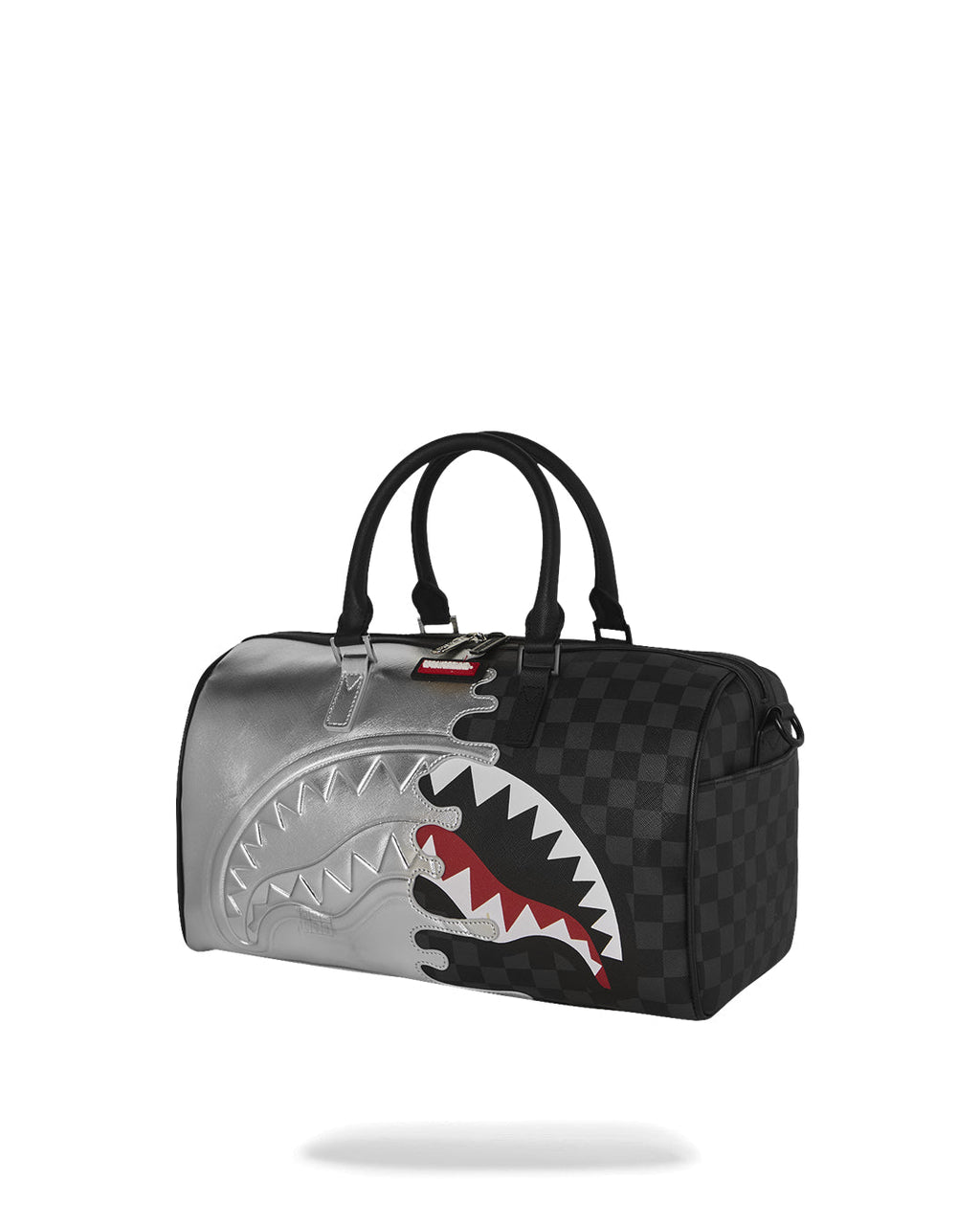 Sac - SILVER SIDE DRIP BLACK CHECK MINI DUFFLE - SPRAYGROUND-Magna-Carta