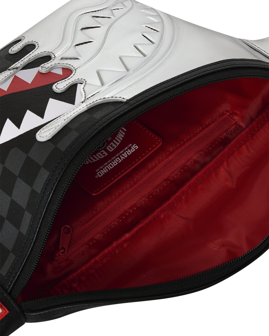 Sac - SILVER SIDE DRIP BLACK CHECK SAVVY CROSSBODY - SPRAYGROUND-Magna-Carta