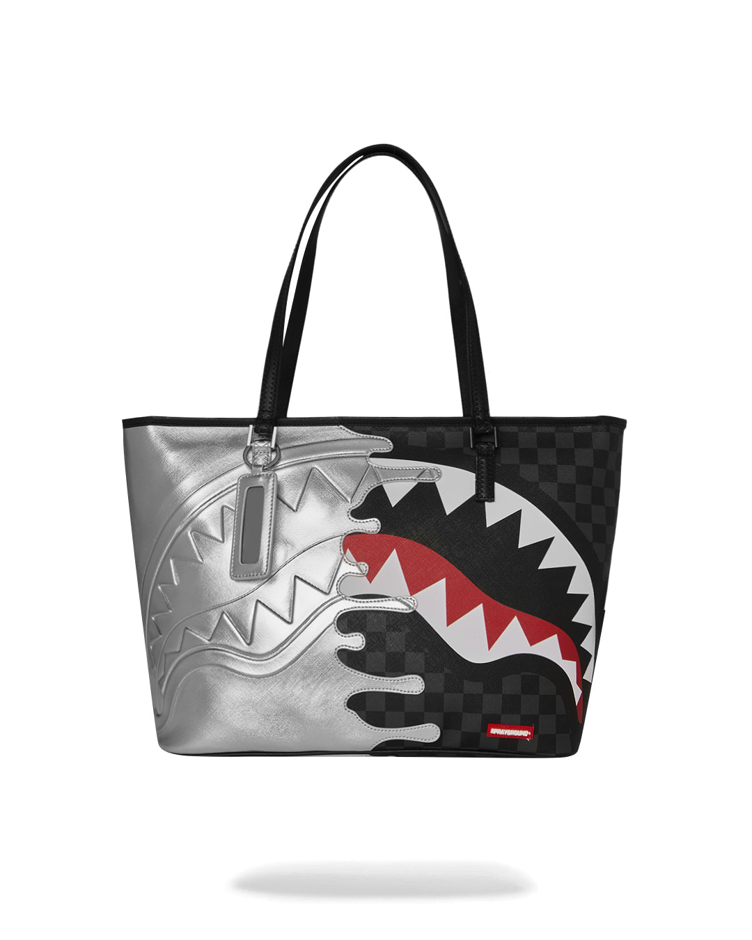 Sac - SILVER SIDE DRIP BLACK CHECK TOTE - SPRAYGROUND-Magna-Carta Image principale du produit