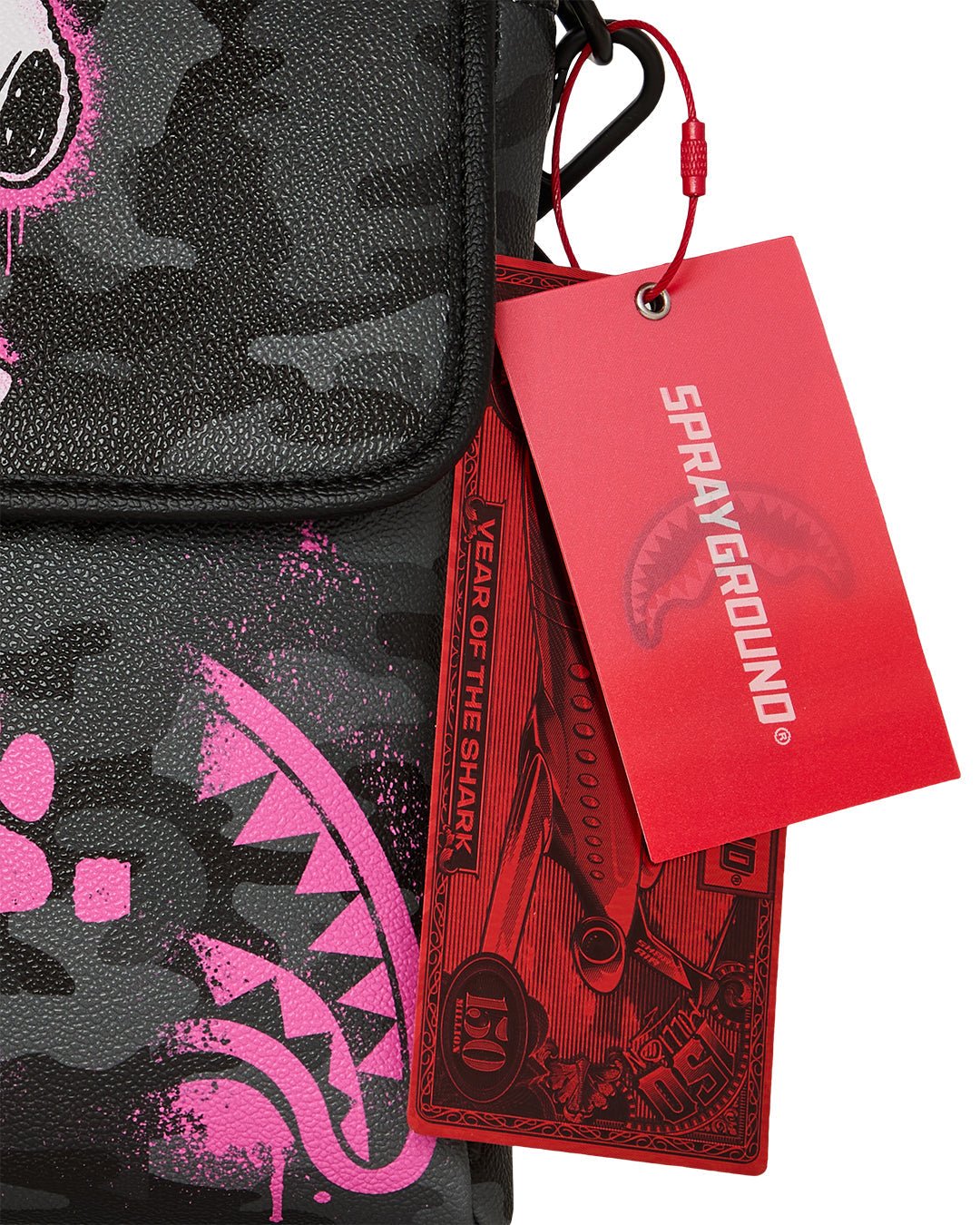 Sac - SNOOPY PINK STENCIL MESSENGER SLING - SPRAYGROUND-Magna-Carta