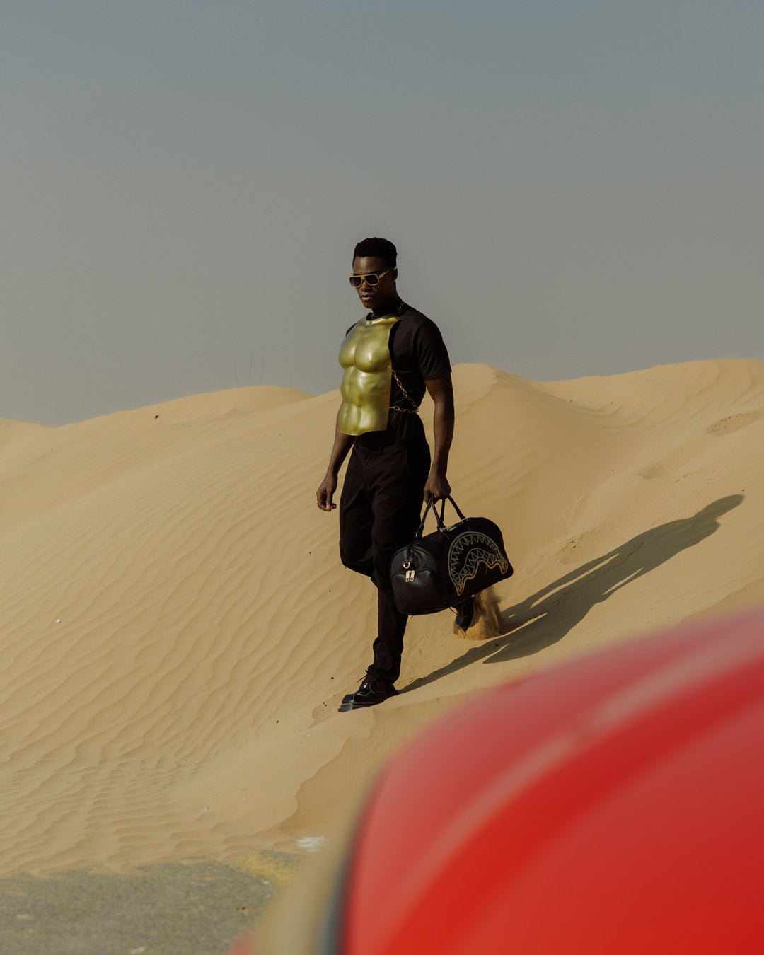 Sac - THAT GOLD DRAP DUFFLE - SPRAYGROUND-Magna-Carta