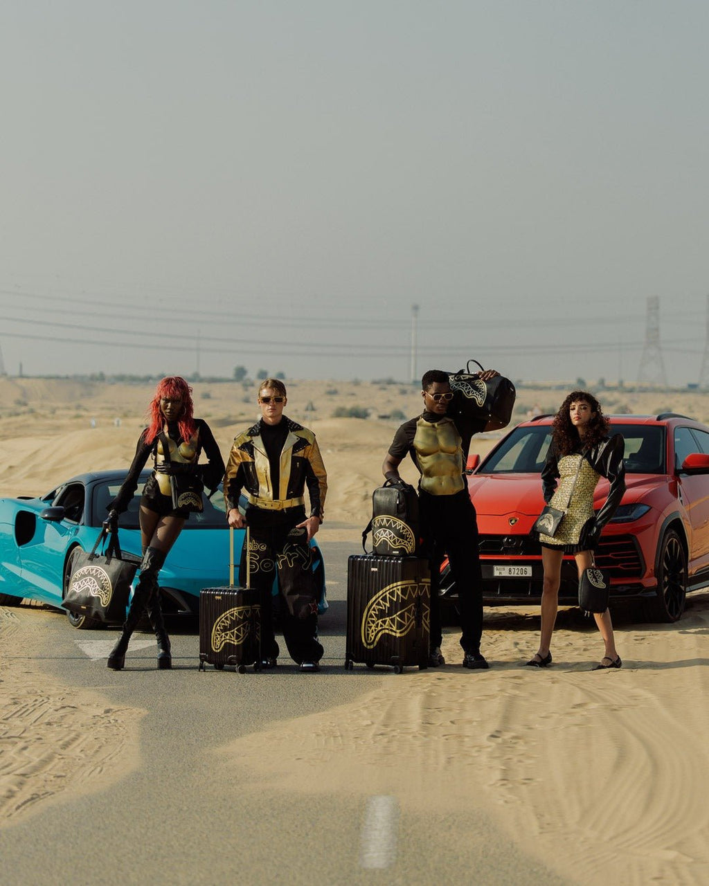 Sac - THAT GOLD DRAP MESSENGER SLING - SPRAYGROUND-Magna-Carta