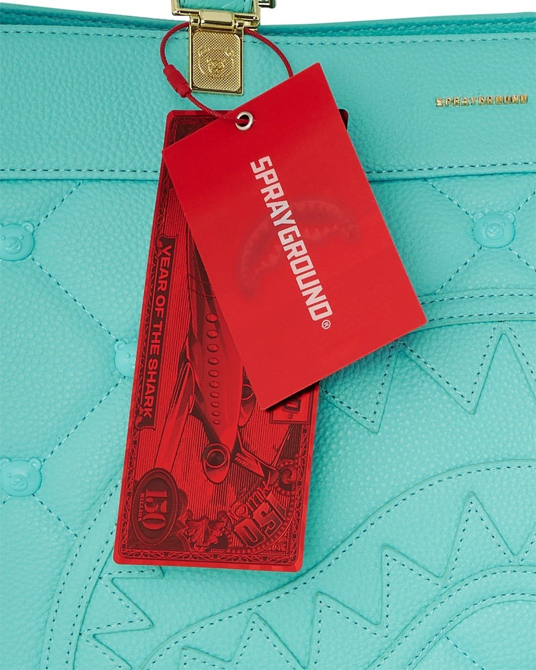 Sac - TIFF BLUE STUD TORTUGA TOTE - SPRAYGROUND-Magna-Carta