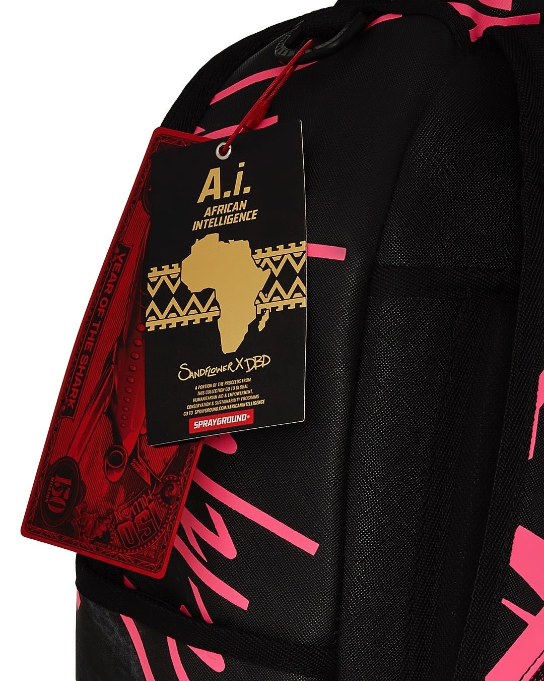 Sac à dos - AI LION NEON PINK BACKPACK - SPRAYGROUND-Magna-Carta