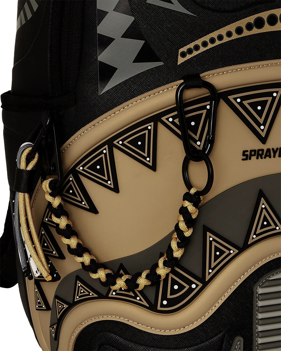 Sac à dos - AI WONDERLAND GOLD AND BLACK BACKPACK - SPRAYGROUND-Magna-Carta