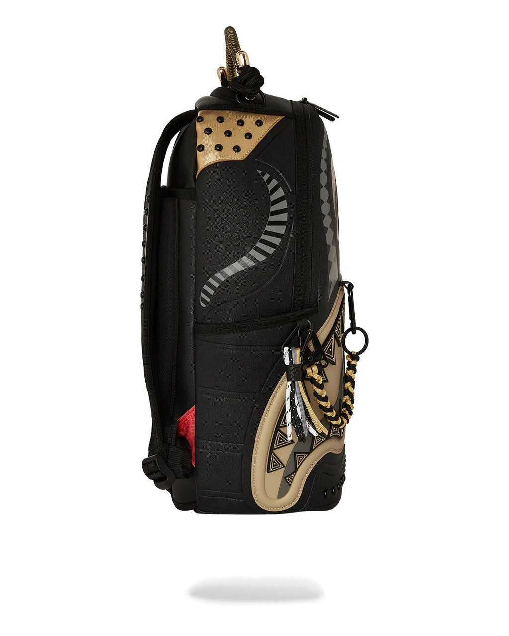Sac à dos - AI WONDERLAND GOLD AND BLACK BACKPACK - SPRAYGROUND-Magna-Carta