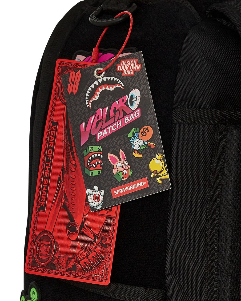 Sac à dos - ALL VELCRO SHARK GANG DLX-SPECIAL BACKPACK - SPRAYGROUND-Magna-Carta