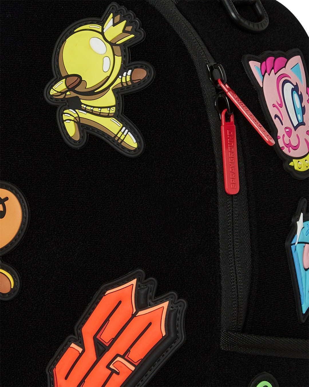 Sac à dos - ALL VELCRO SHARK GANG DLX-SPECIAL BACKPACK - SPRAYGROUND-Magna-Carta