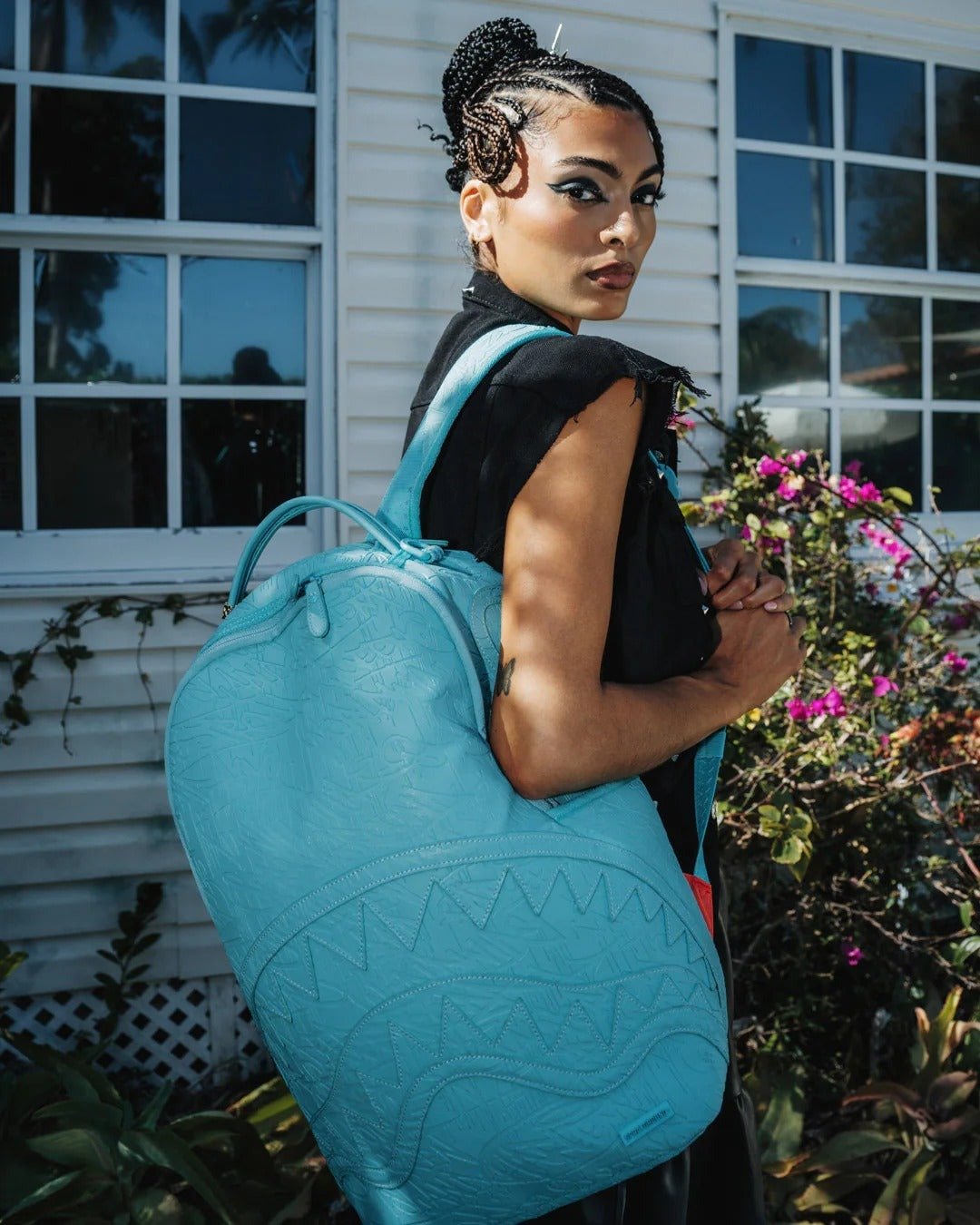 Sac à dos - AQUA EMBOSSED GRAFFITI - SPRAYGROUND Secondary image