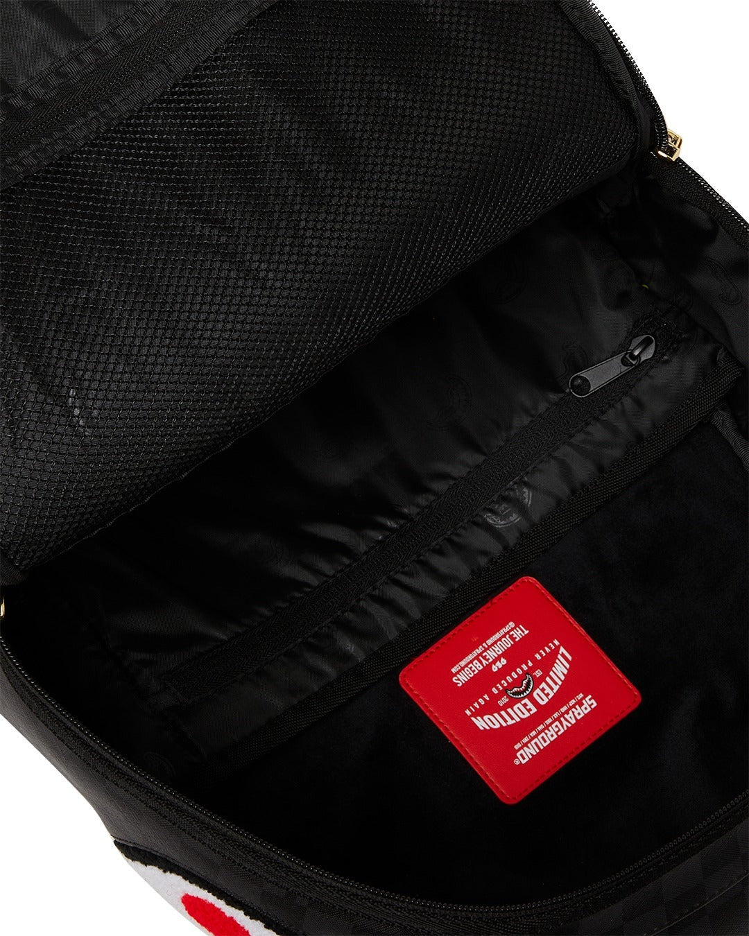 Sac à dos - BLACK CHENILLE SIP DLXSV BACKPACK - SPRAYGROUND-Magna-Carta