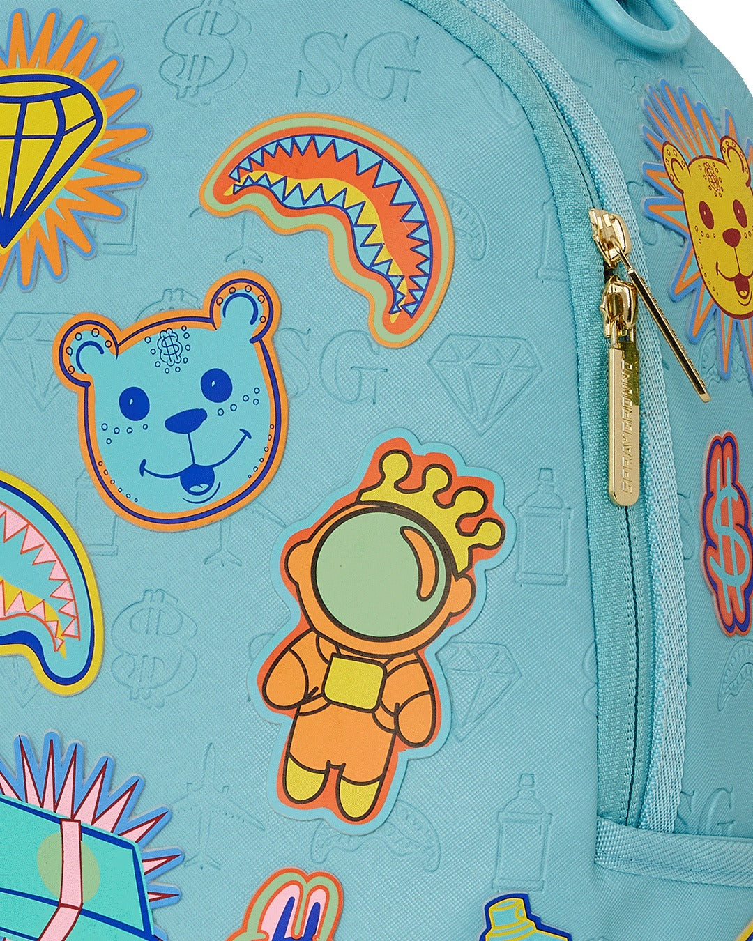 Sac à dos – BLUE LAGOON EMBOSSED DLXSV BACKPACK – SPRAYGROUND-Magna-Carta