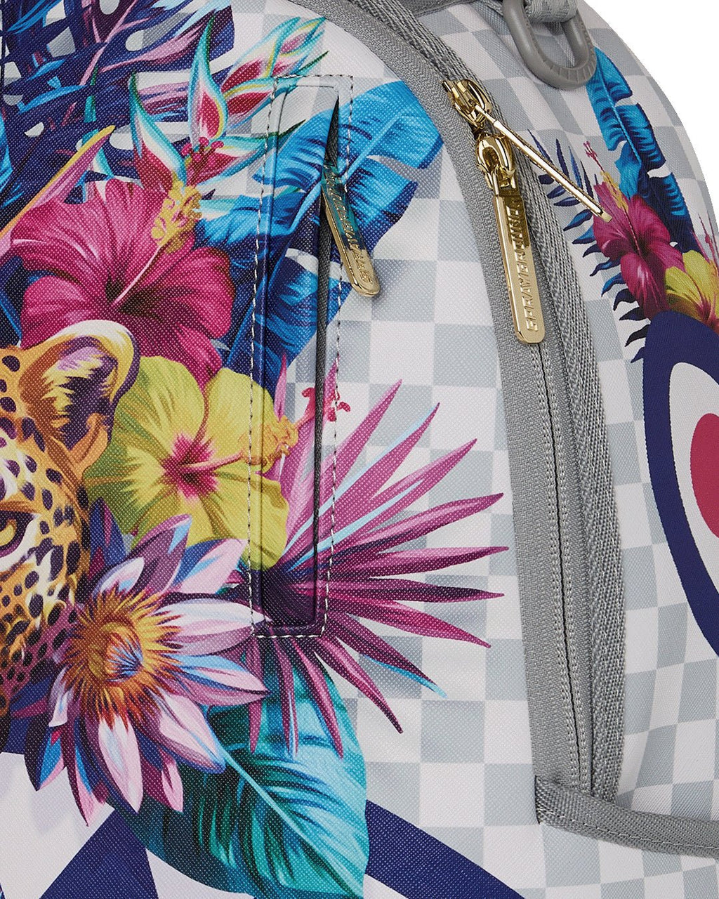 Sac à dos - CREAM FLOWERING JUNGLE SHARK DLXSV BACKPACK - SPRAYGROUND-Magna-Carta