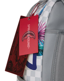 Sac à dos - CREAM FLOWERING JUNGLE SHARK DLXSV BACKPACK - SPRAYGROUND-Magna-Carta