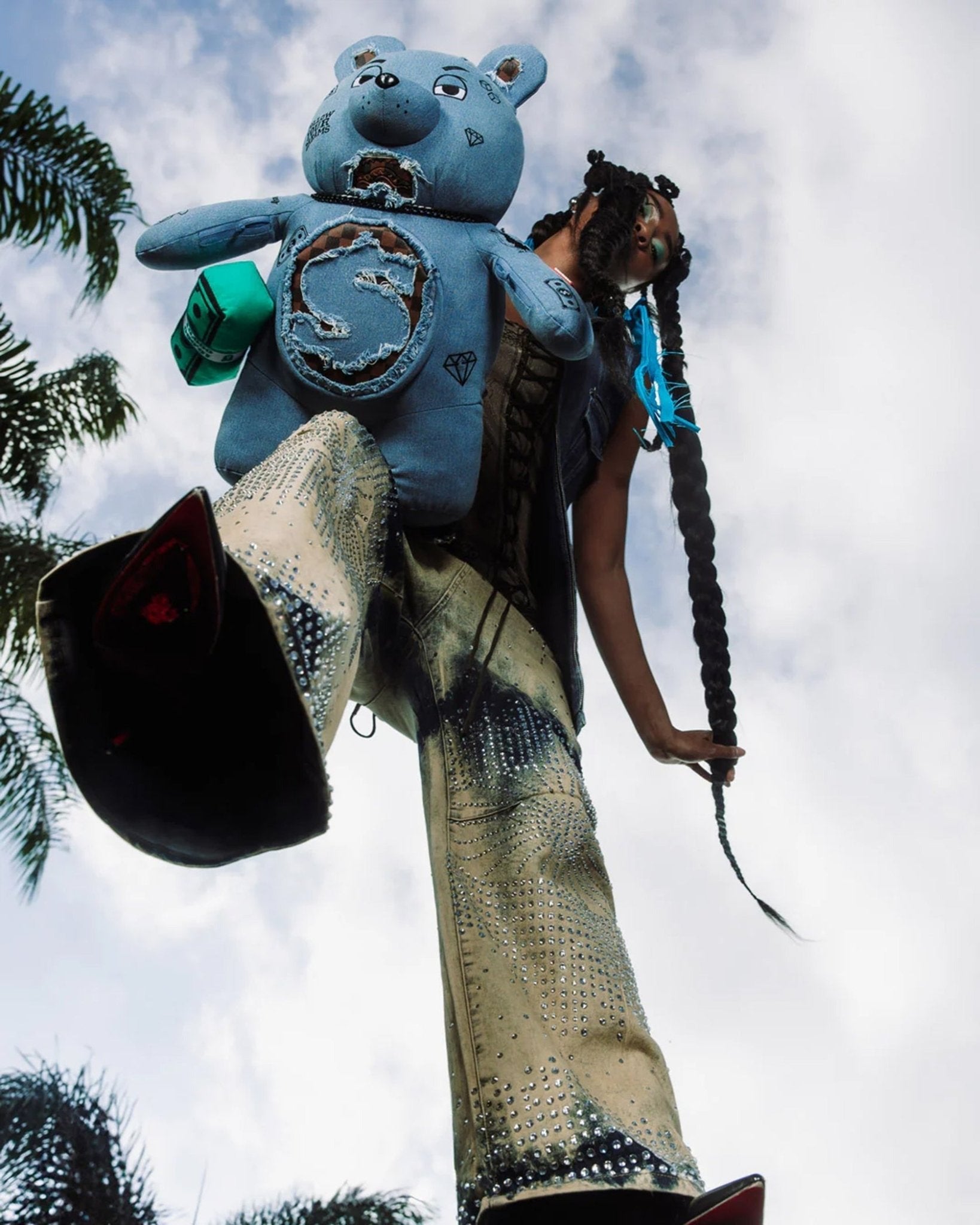 Sac à dos - DENIM SHARK MONEYBEAR TEDDY BEAR - SPRAYGROUND Secondary image
