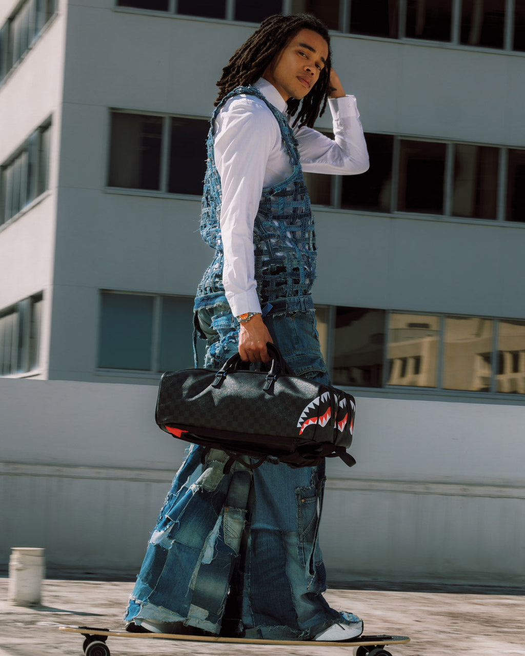 Sac à dos - DOUBLE TROUBLE DOUBLE DUFFLE BACKPACK - SPRAYGROUND-Magna-Carta