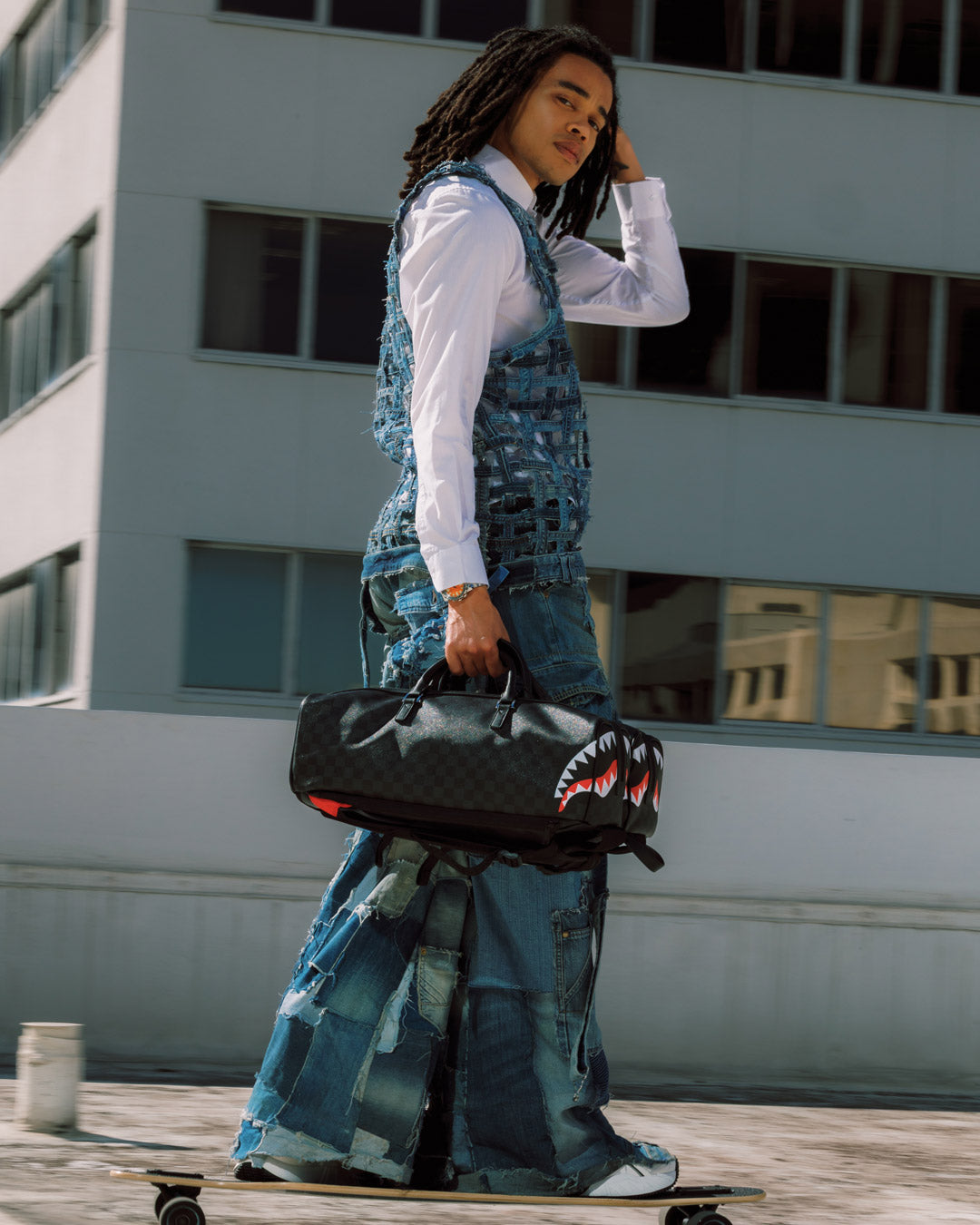Sac à dos - DOUBLE TROUBLE DOUBLE DUFFLE BACKPACK - SPRAYGROUND-Magna-Carta