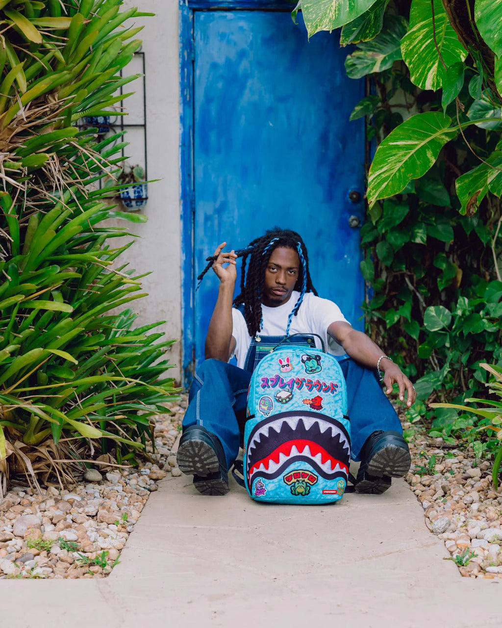 Sac à dos - EMBELLISHED FLEECE MONSTER BACKPACK - SPRAYGROUND-Magna-Carta