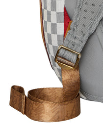 Sac à dos - EMBOSSED CREAM CHECK BACKPACK - SPRAYGROUND-Magna-Carta