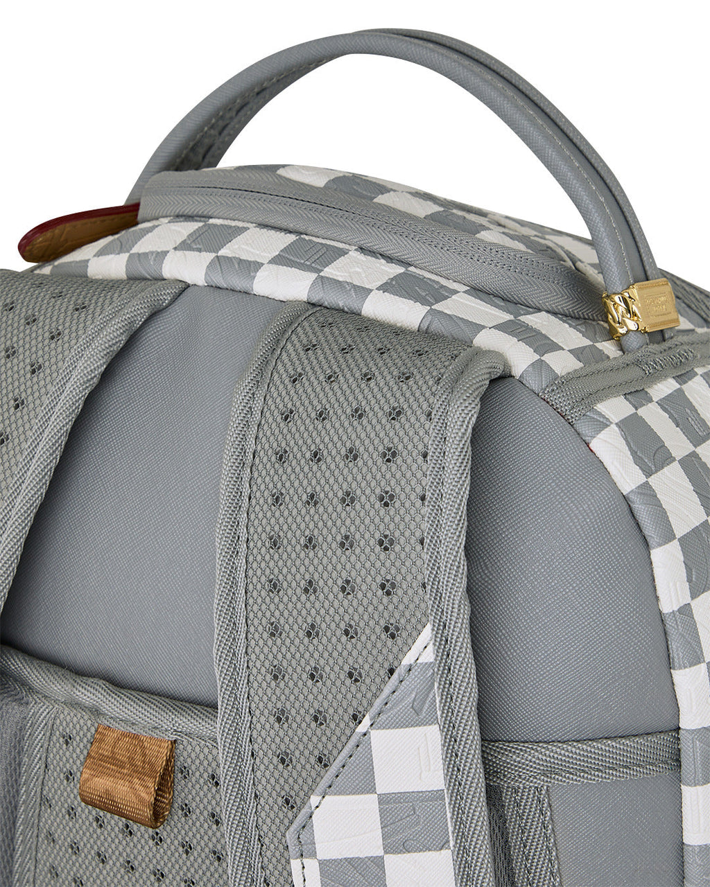 Sac à dos - EMBOSSED CREAM CHECK BACKPACK - SPRAYGROUND-Magna-Carta