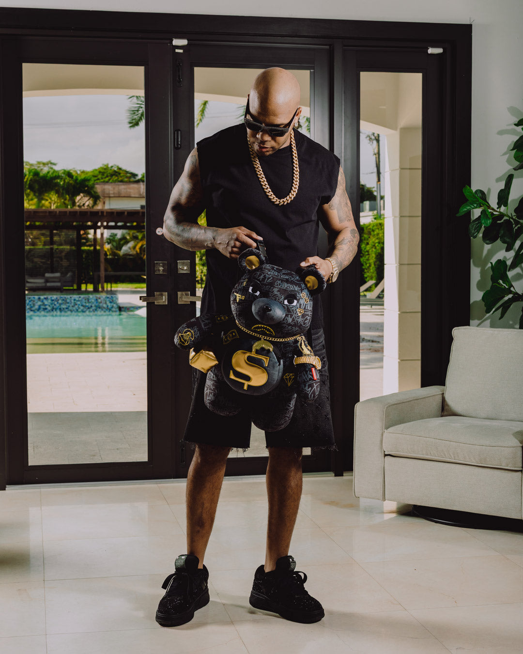 Sac à dos - FLO RIDA MONEYBEAR - SPRAYGROUND-Magna-Carta