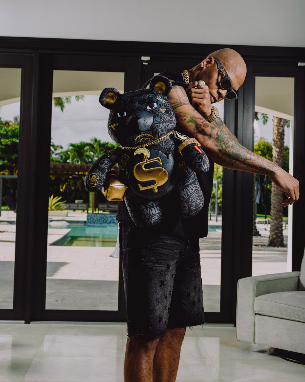 Sac à dos - FLO RIDA MONEYBEAR - SPRAYGROUND-Magna-Carta