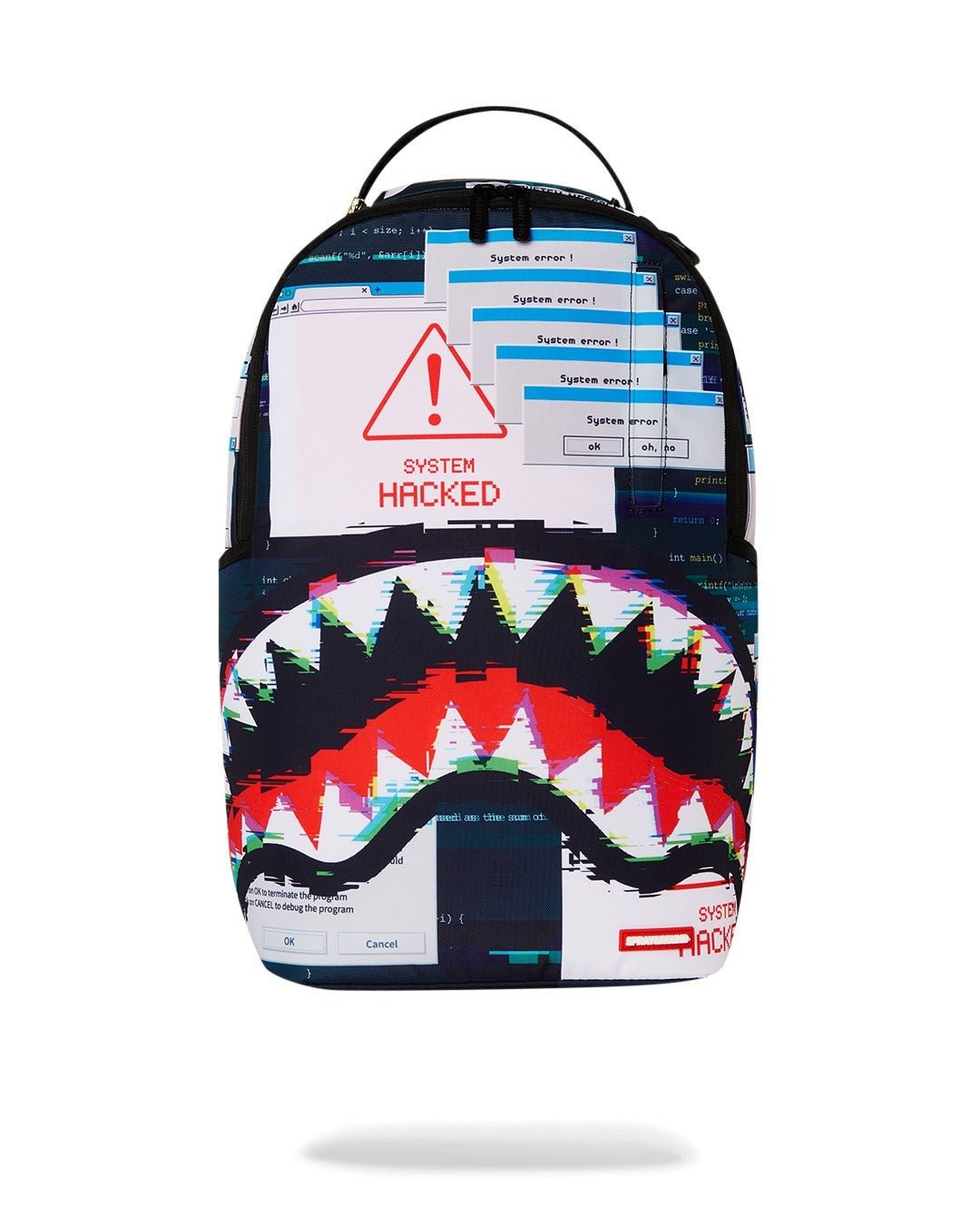 Sac à dos - HACKED SHARK DLXR BACKPACK - SPRAYGROUND-Magna-Carta Main image