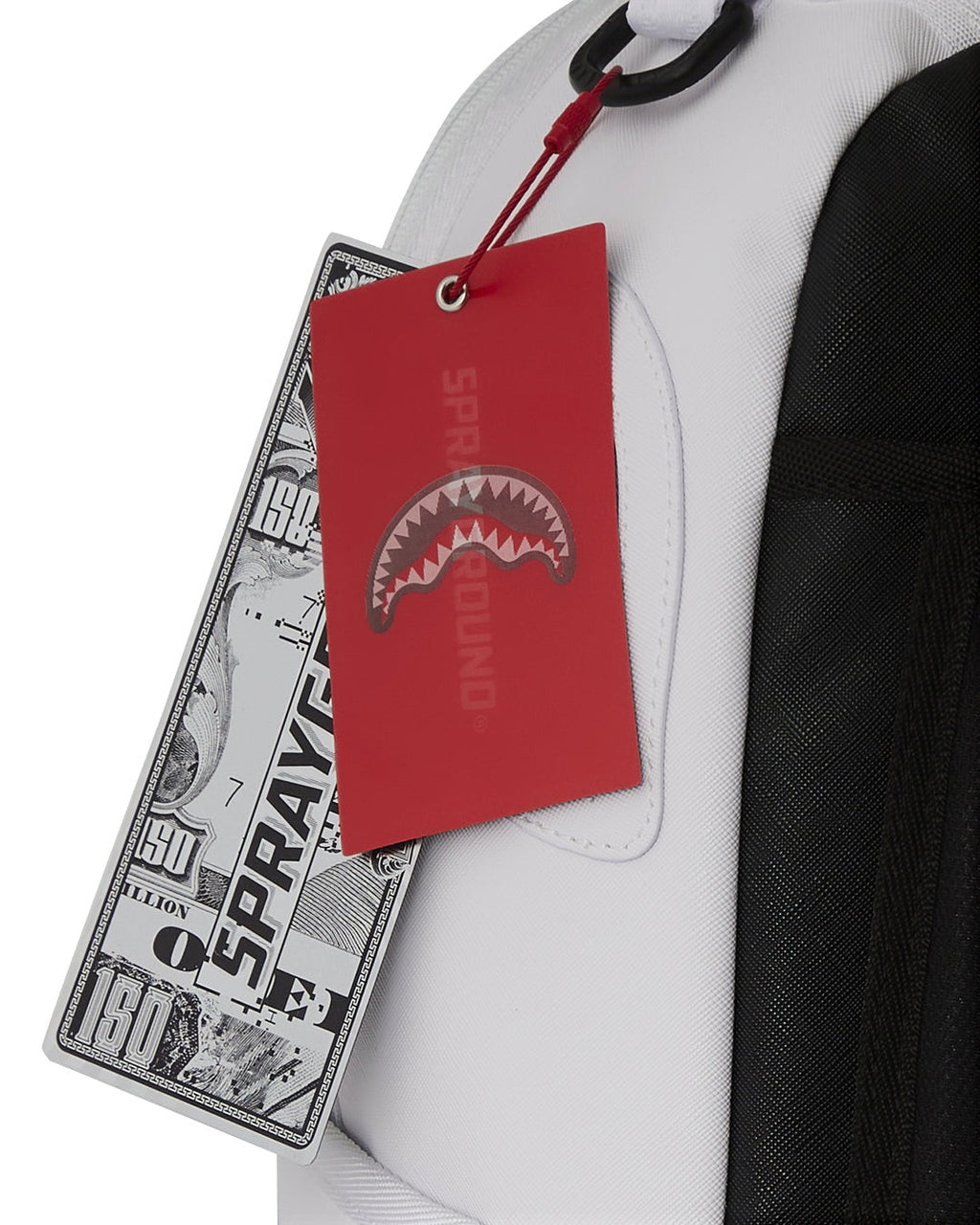 Sac à dos - ITALY RACING STRIPES BACKPACK WHITE - SPRAYGROUND-Magna-Carta